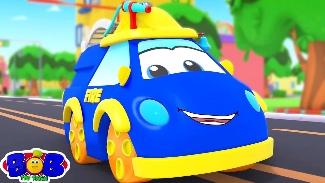 Wheels On The Firetruck - Nursery Rhyme & Baby Song by Bob The Train