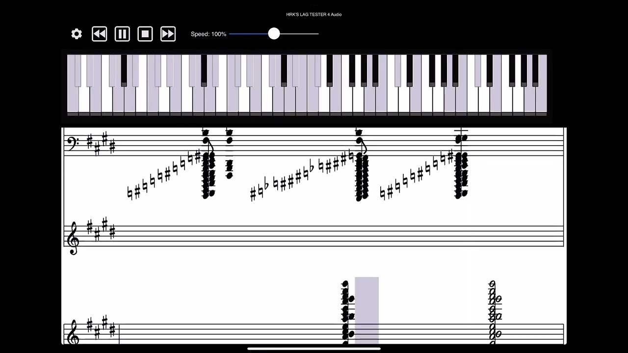 HRK. EXEX’s Lag Tester 4 on Midi Sheet Music