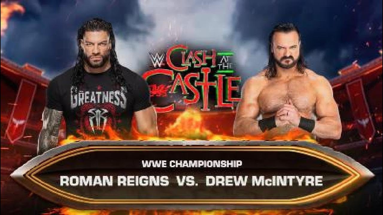 FULL MATCH | Roman Reigns Vs Drew Mcintyre WWE Championship (Clash At The Castle 2025)