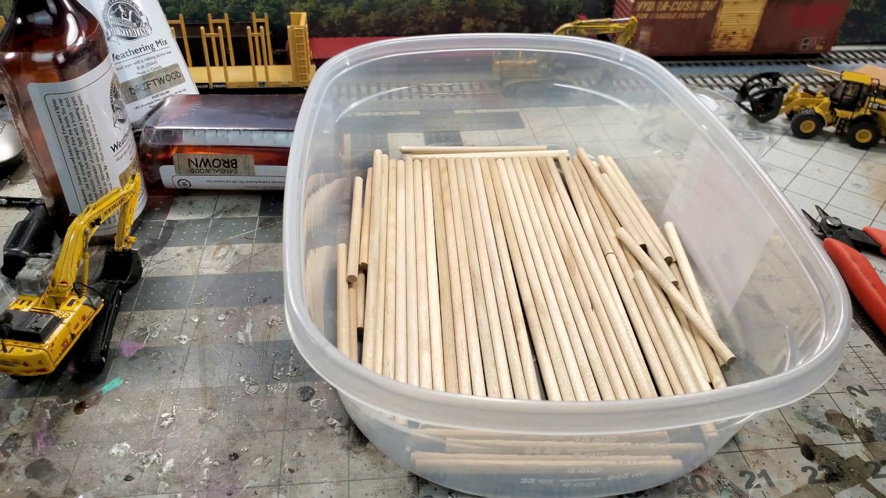 How to Build Realistic looking Ho scale Utility poles load