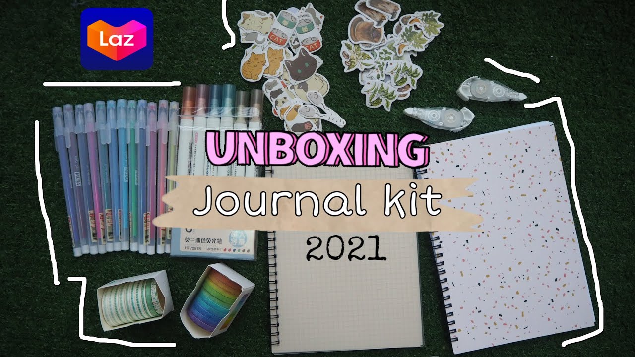Lazada stationery haul, journal kit and essentials