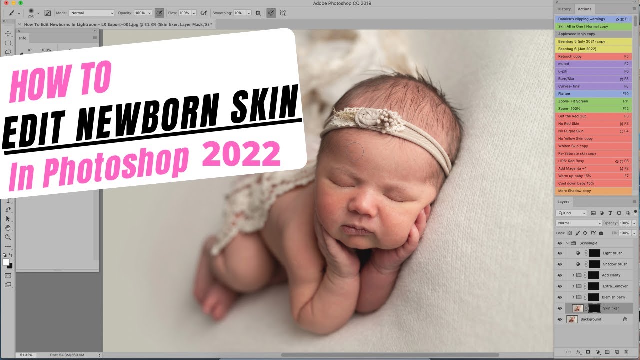 How To Edit Newborn Skin In Photoshop 2022