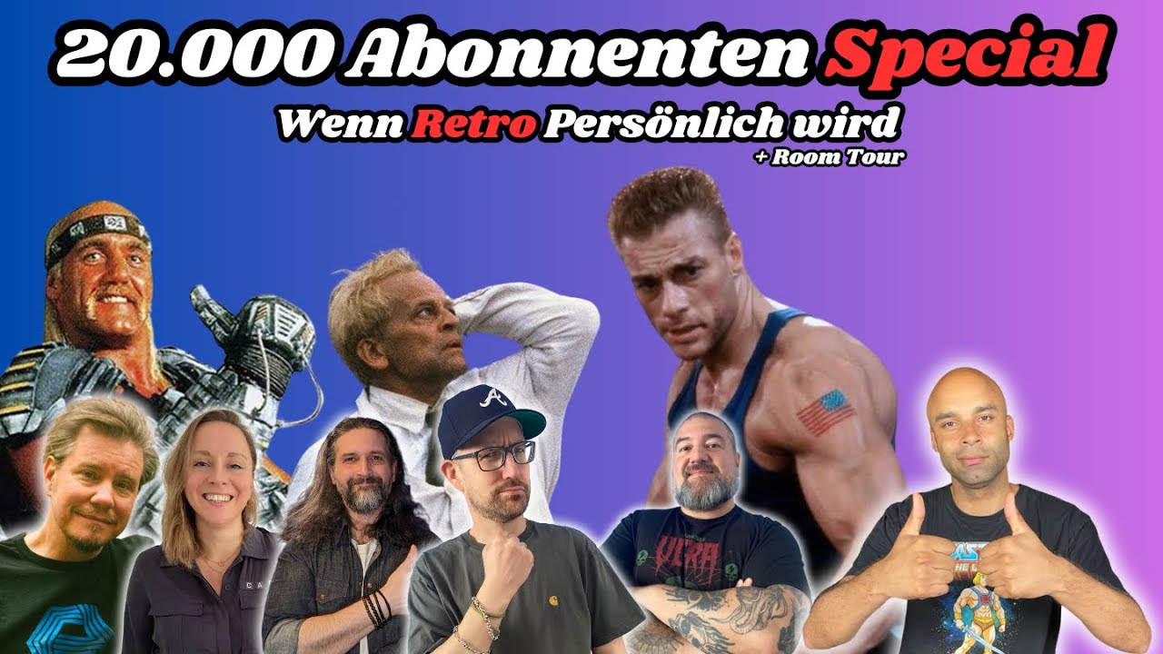 Retro Film Talk (20.000 Abo Special) mit Daniel Schröckert, Thilo Gosejohann, Willi, Sarah & Manu