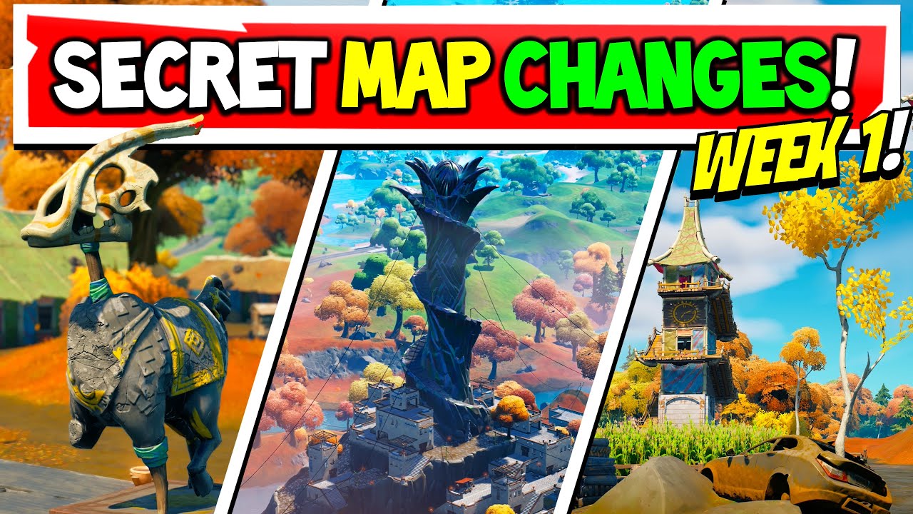 6-й сезон Fortnite | СЕКРЕТНЫЕ ИЗМЕНЕНИЯ КАРТЫ | Всё, что изменилось! Неделя 1 (Xbox, PS5, ПК, мо...