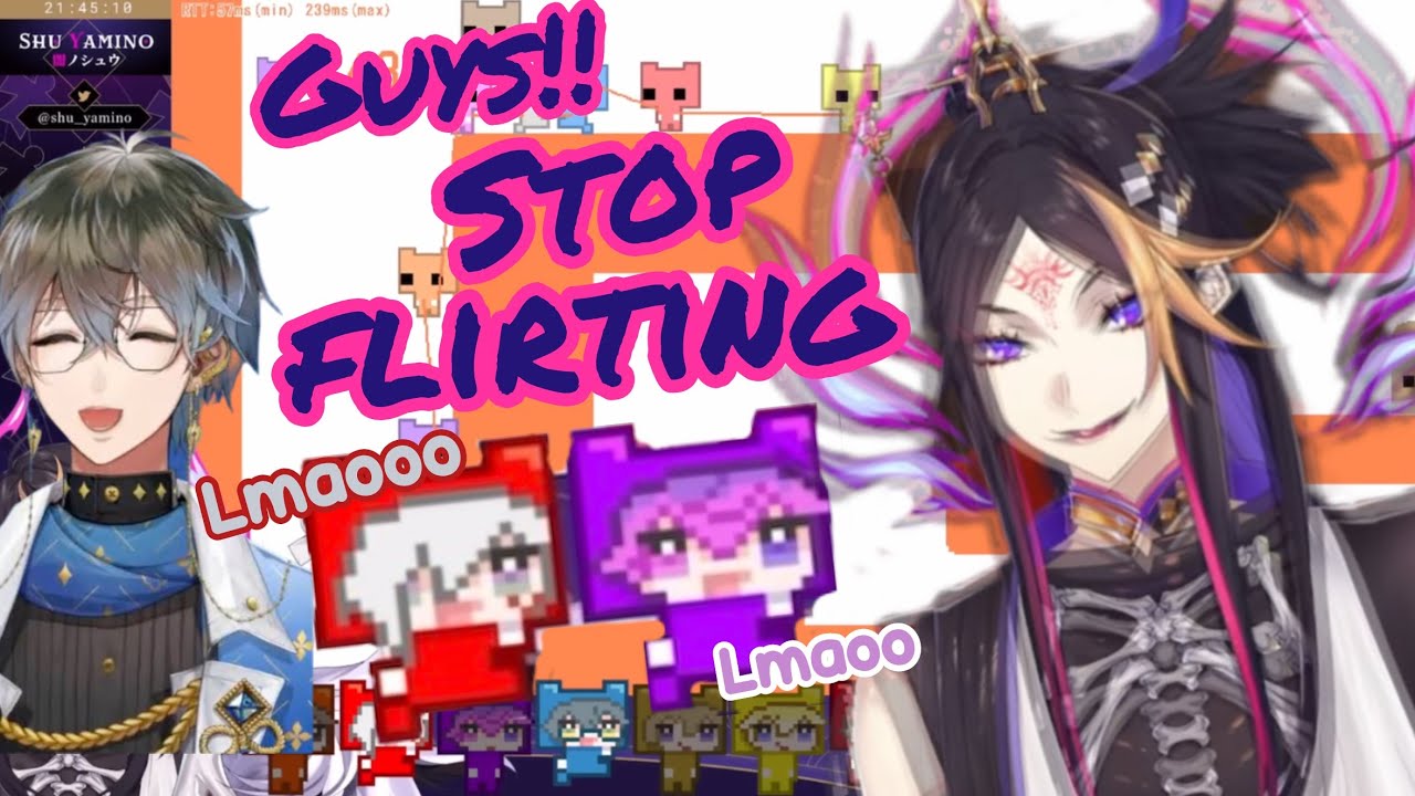 Shu is maldiing tells Fulgur and Uki Stop! flirting!!