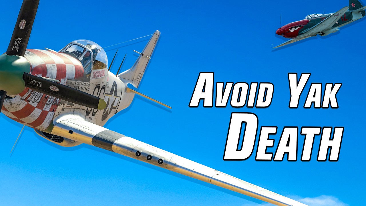 War Thunder P-51D Mustang — Surviving Air RB against Yak-3's