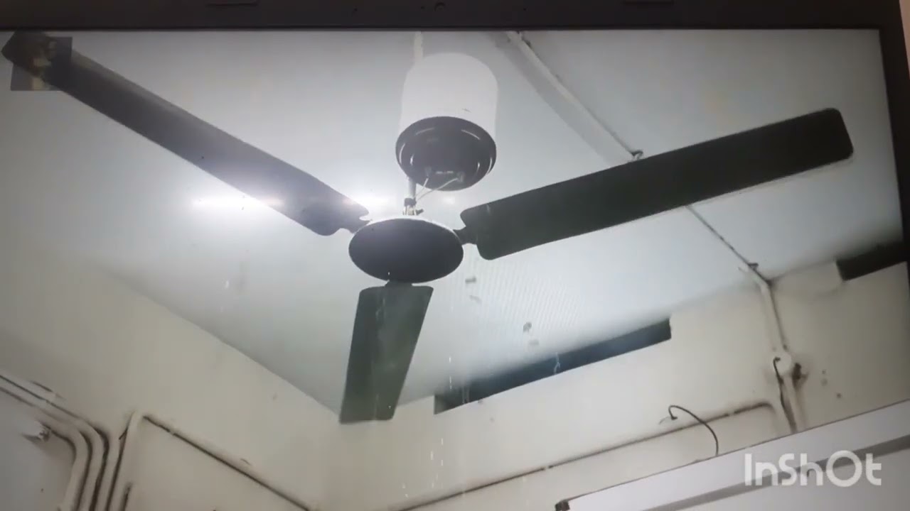 Ceiling fan falling down experiment
