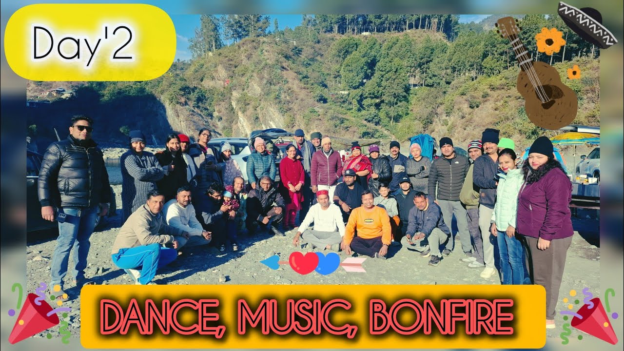 Ep 44 || Camping Meet-up Day'2 || himachal winter camping  ❄️ || RIVERSIDE CAMPING NIGHT || 