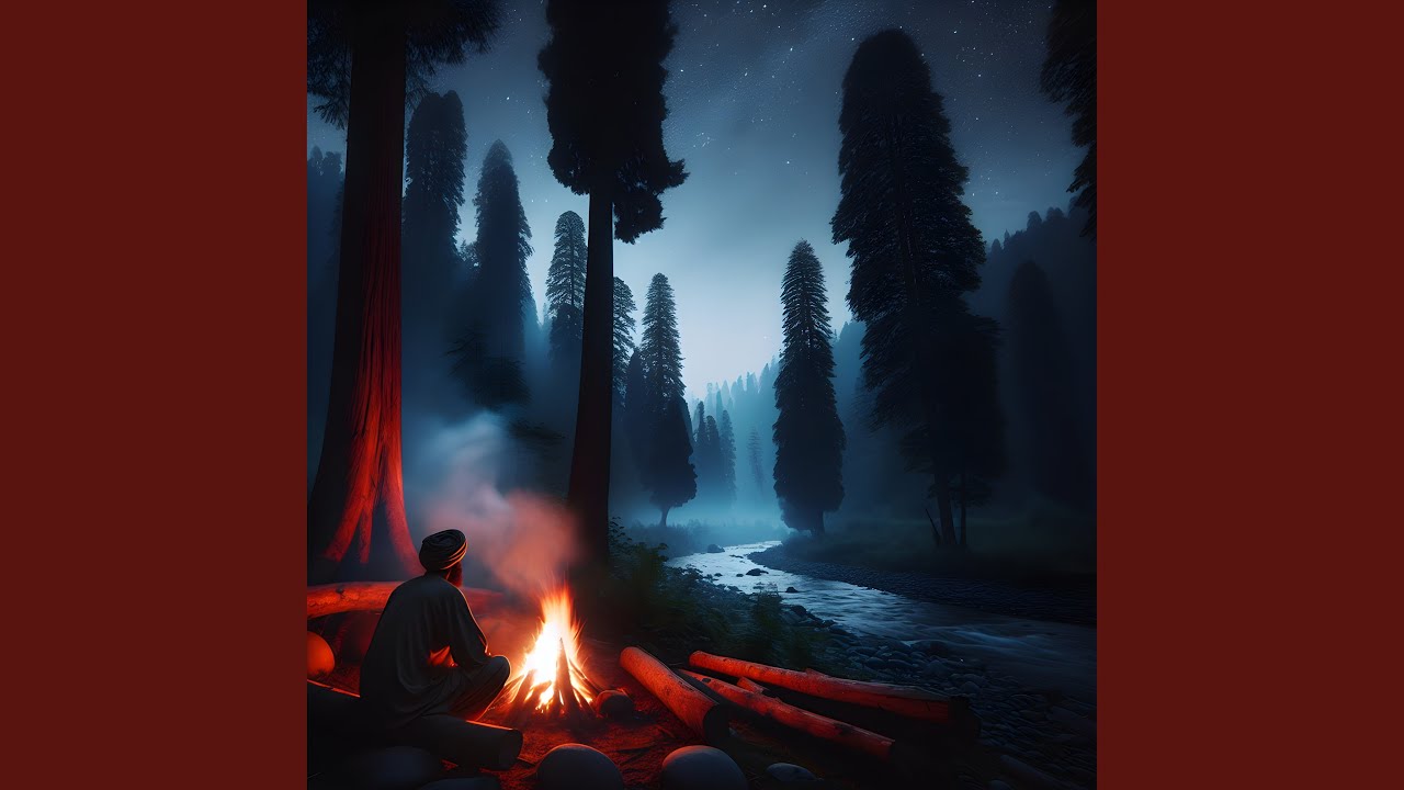 Wilderness Campfire Solitude