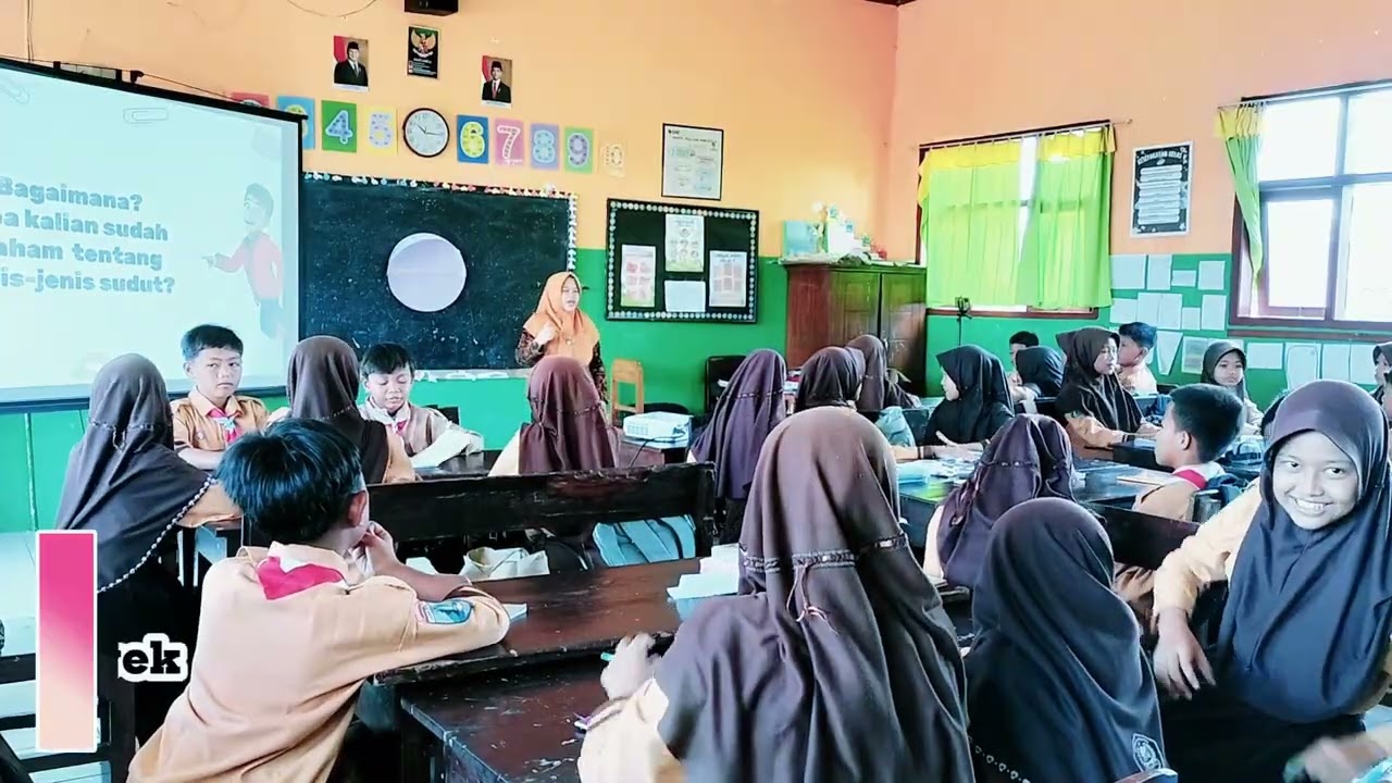 VIDEO UKIN MATEMATIKA MATERI SUDUT KELAS 5 MI ISLAMIYAH KEDAYUNAN
