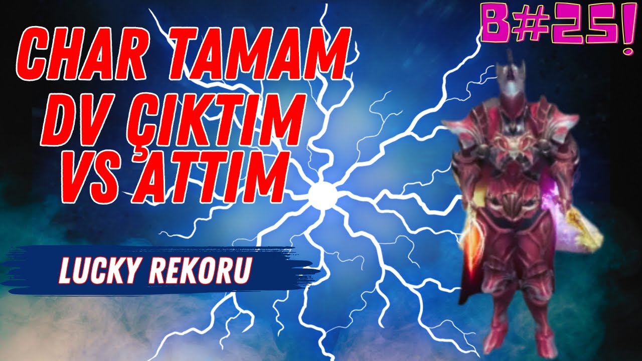 SIFIRDAN GALİA B25 LUCKY REKORU 11GB  I CHARIN İTEMLER TAMAM  I DV ÇIKTIM VS BİLE ATTIM  Rise Online