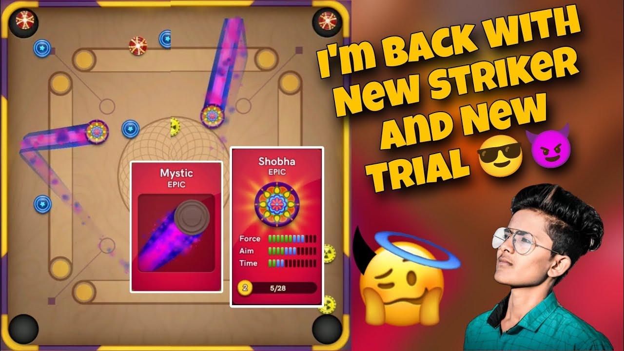 Carrom Pool 👑 | Mystic Epic Trail 🤯 | Shobha Striker 😎 | Carrom Board | Gaming Nazim