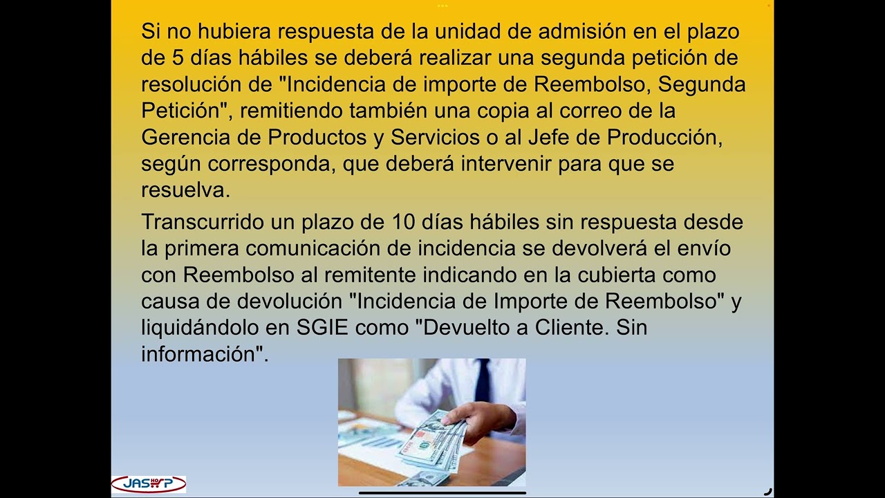 MODULO B 10.7.3.1 RECEPCION, GRABACION DE ENVIOS REGISTRADOS