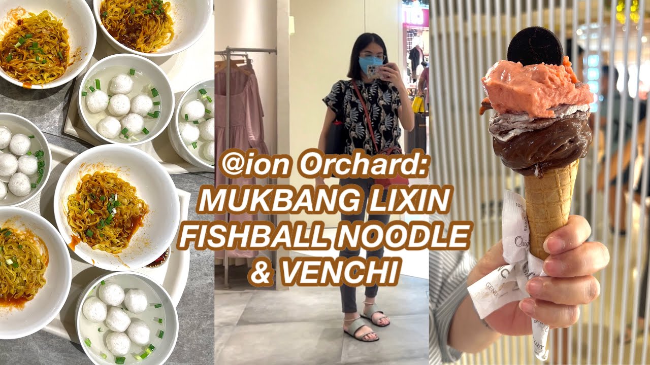 JJ @Bugis & Mukbang Lixin Teochew Fishball Noodle & Venchi @ION Orchard Singapore | #SGvlogPart2