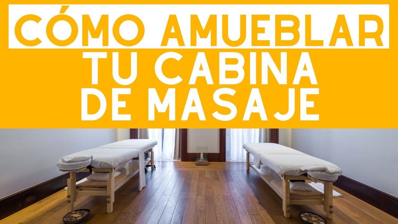 🪑 Cómo AMUEBLAR tu CABINA de MASAJE 💆🏻‍♀️