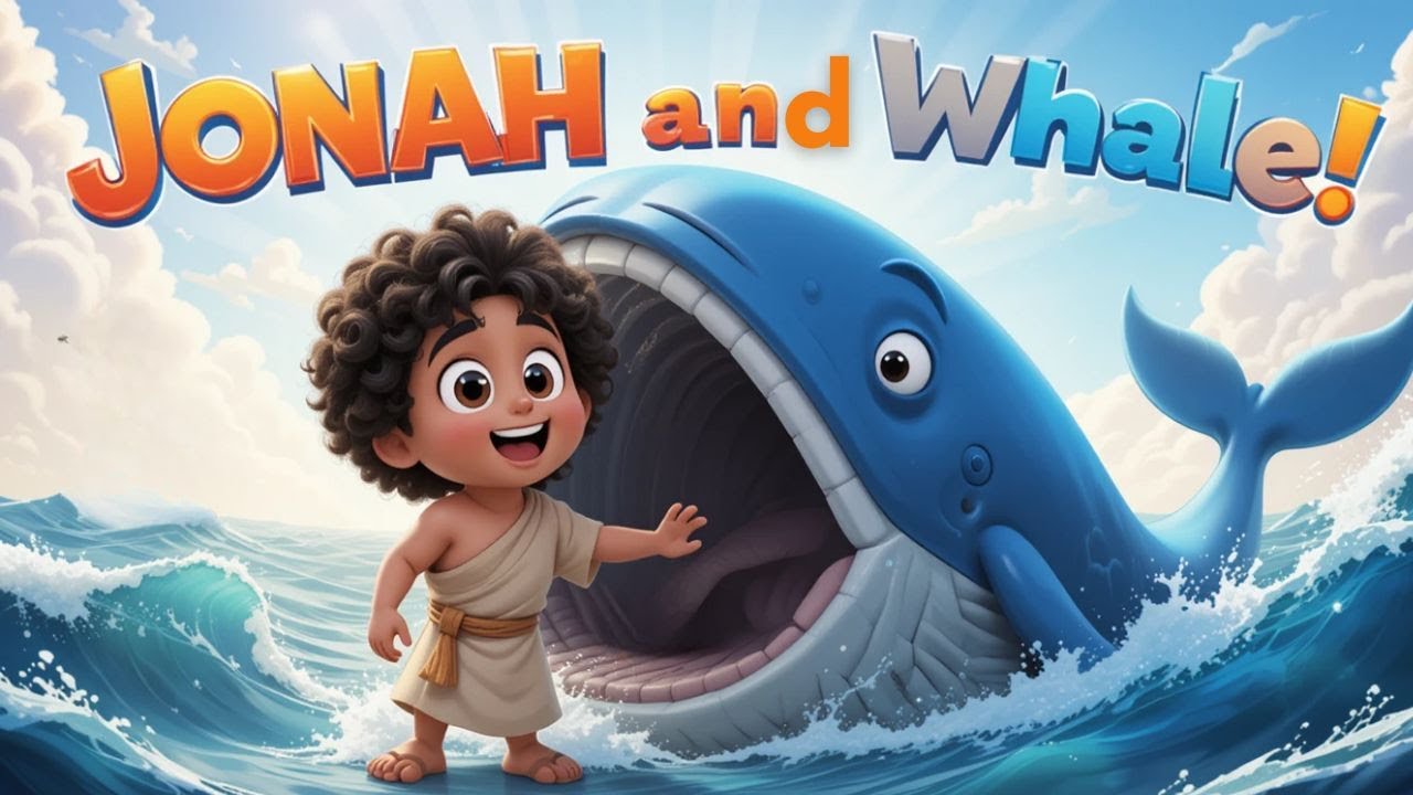 Jonah | Jonah and the whale song 🎶🐳 | Bible Songs for Kids ⛪ | Christian Songs for Kids! 🎼