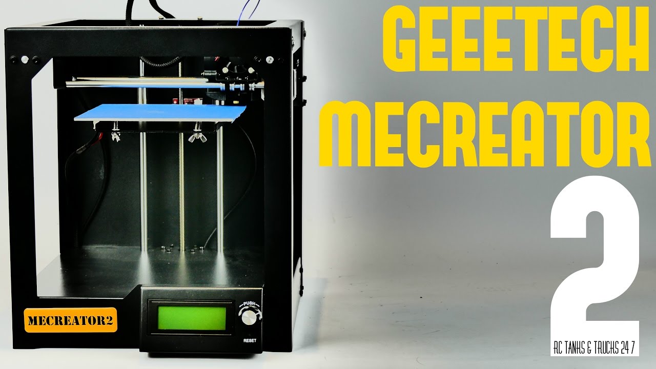Cheap Metal Frame 3D Printer - Geeetech MeCreator 2 - Unboxing, Setup & First Print