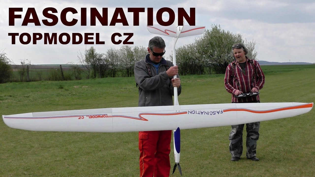 Fascination TOPMODEL CZ, first flights of electric powered RC sport glider