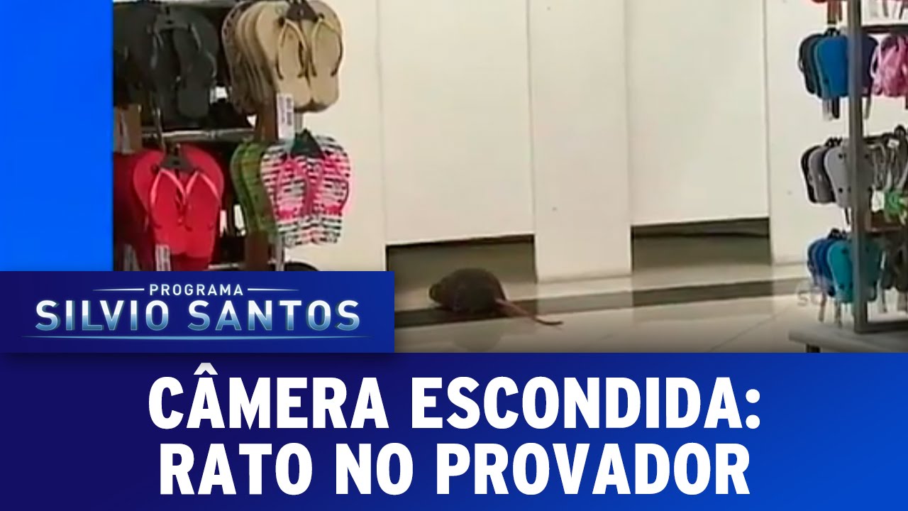 C&acirc;mera Escondida (08/05/16) - Rato no Provador