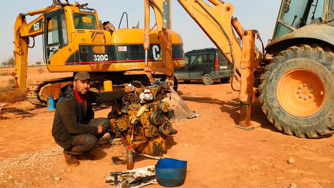 معلومات جديده مع ميلود يشرح جميع المشاكل 320c caterpillar moteur 3066