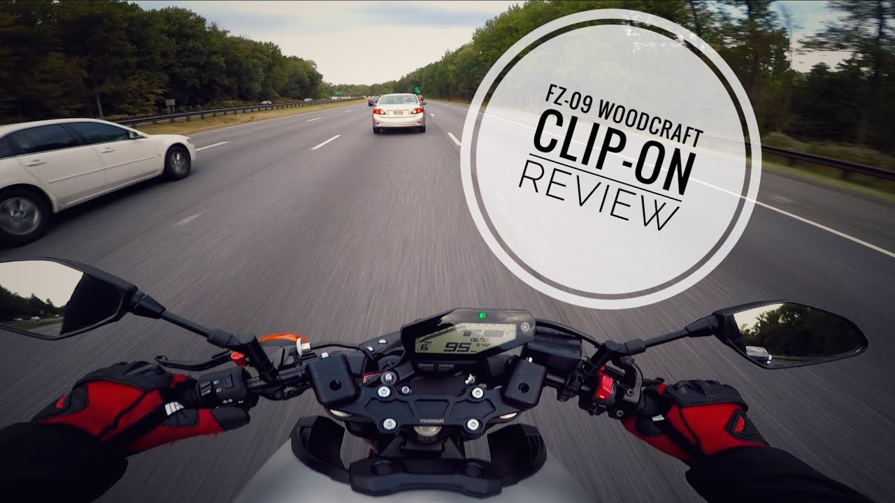 FZ-09 Woodcraft Clip-ons First Ride & Review