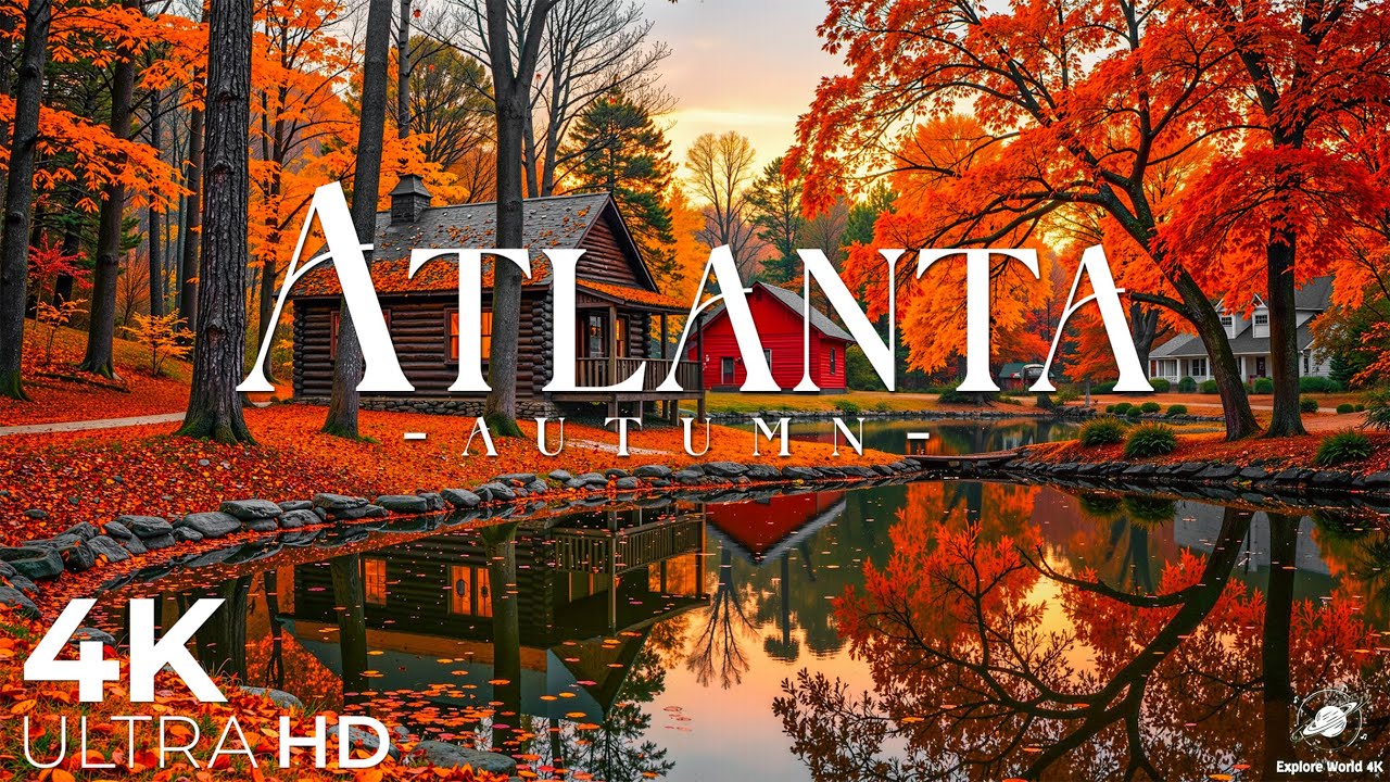 🍁Atlanta Fall 4K UHD &ndash; The Magic of Autumn in Georgia&rsquo;s Capital🌇