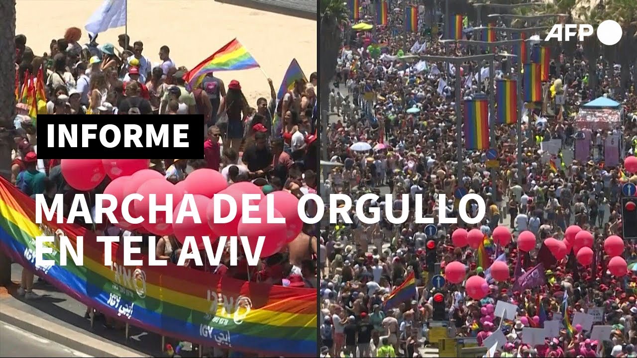 Miles de personas participan en la Marcha del Orgullo en Tel Aviv | AFP