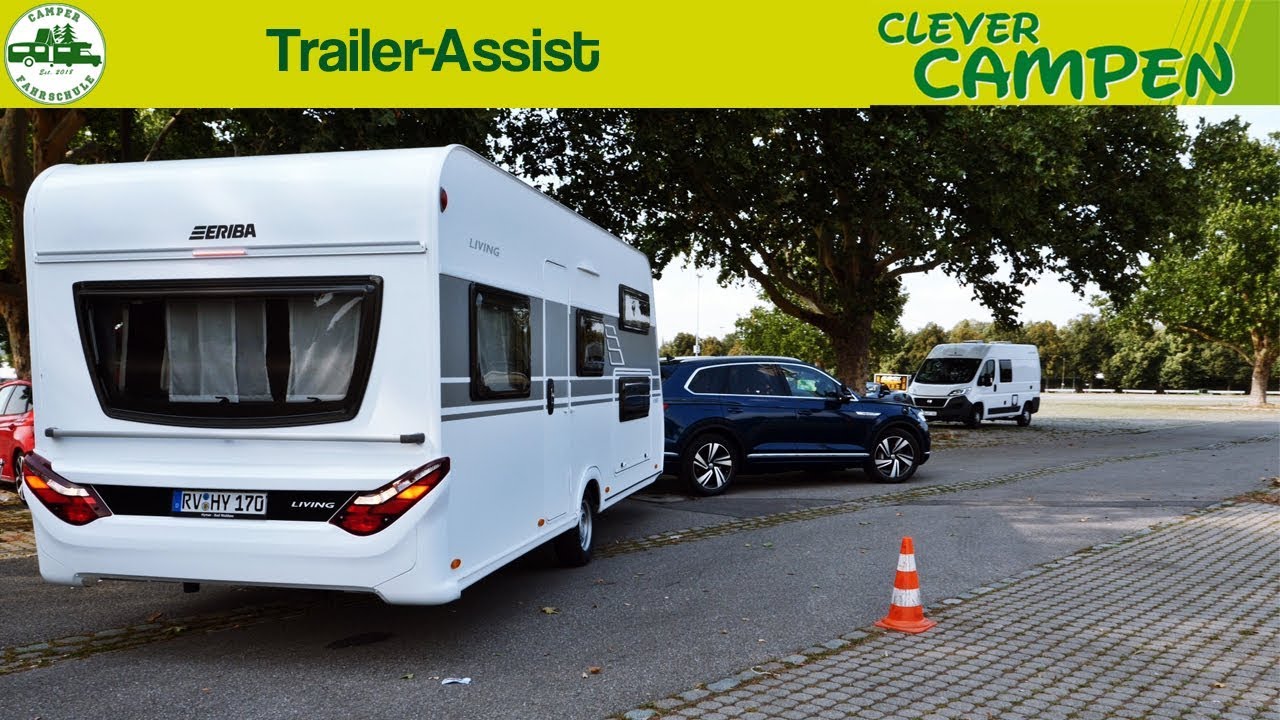 VW Trailer-Assist im neuen Touareg: Wie gut ist er? Die Camper Fahrschule | Clever Campen