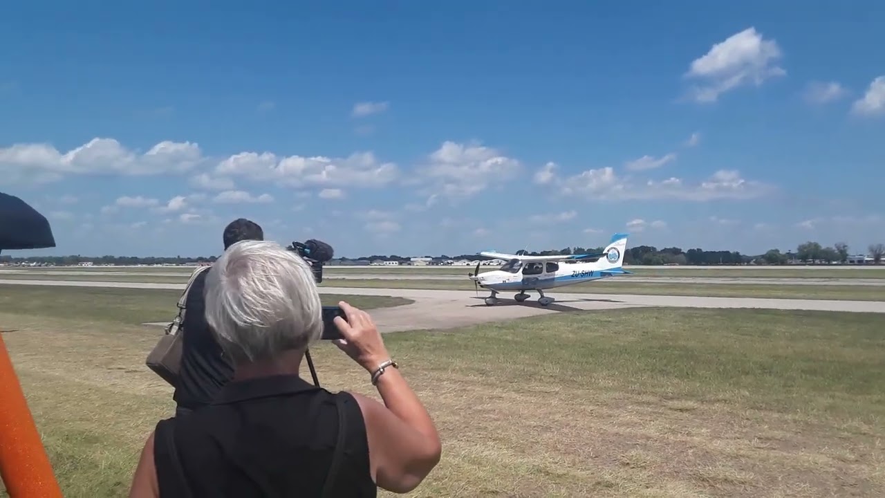 Arrival of new Sling HW flown from SA to Oshkosh!