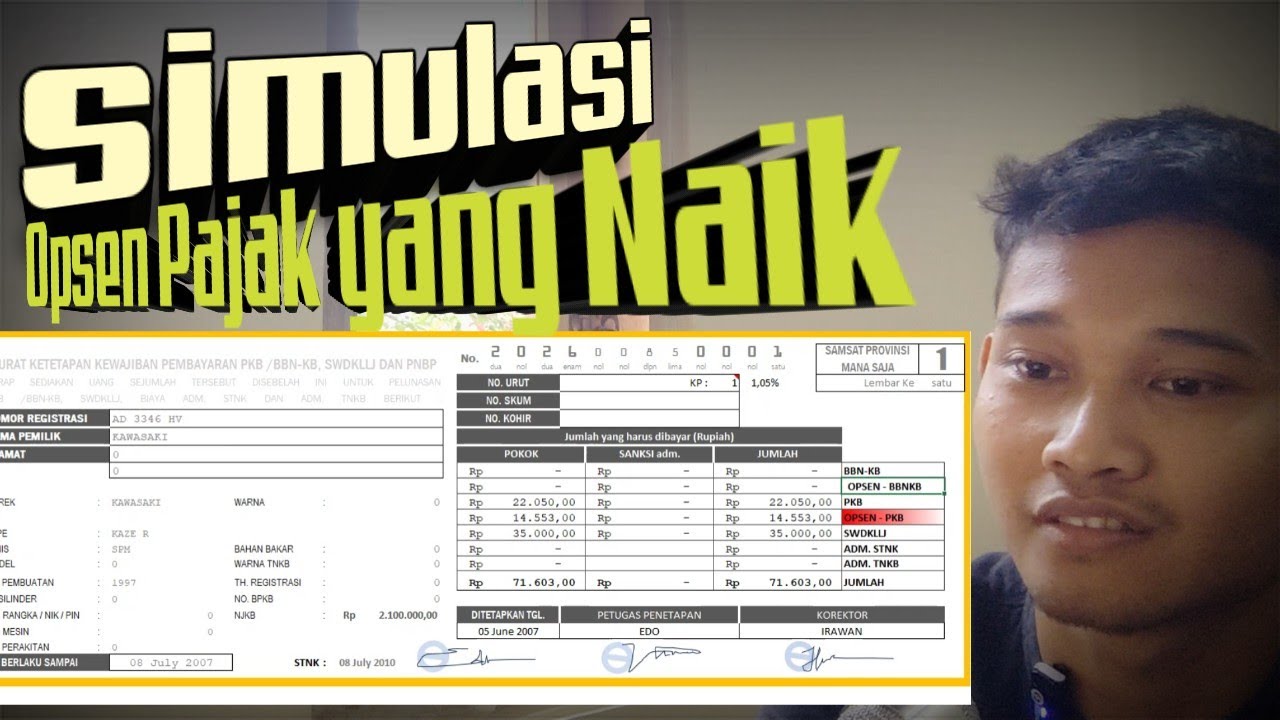 Simulasi Opsen Pajak Kendaraan Jateng, intinya naik