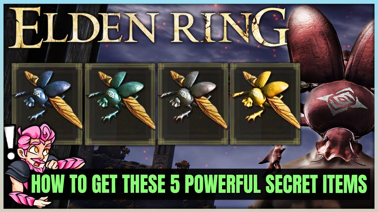 These POWERFUL Secret Items Make Elden Ring MUCH Easier - All 5 Scarab Helmet Explained & Location!