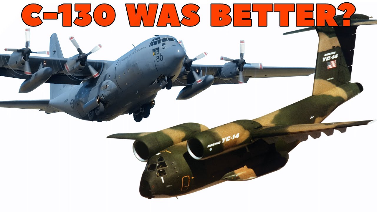 Boeing YC-14 Upper Surface Blowing & C-130 Hidden Facts
