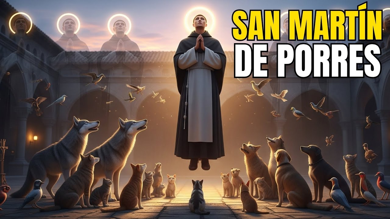 🐾 SAN MARTÍN DE PORRES: El Santo que VOLABA y Hablaba con ANIMALES (Bilocación Real)