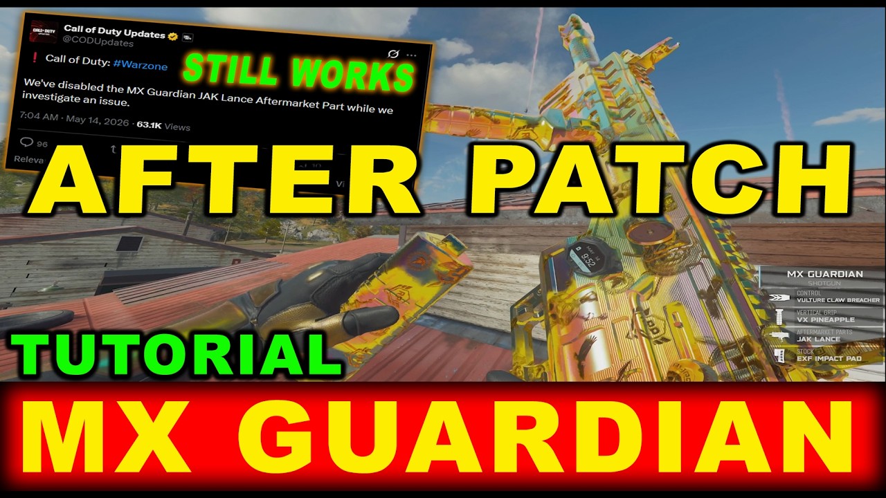 🔴 MX GUARDIAN WENT VIRAL 🔴UES IT WHILE DISABLED 🔴 USE CAMOS THAT WIPE IN WARZONE SEASON 3 RELOADED