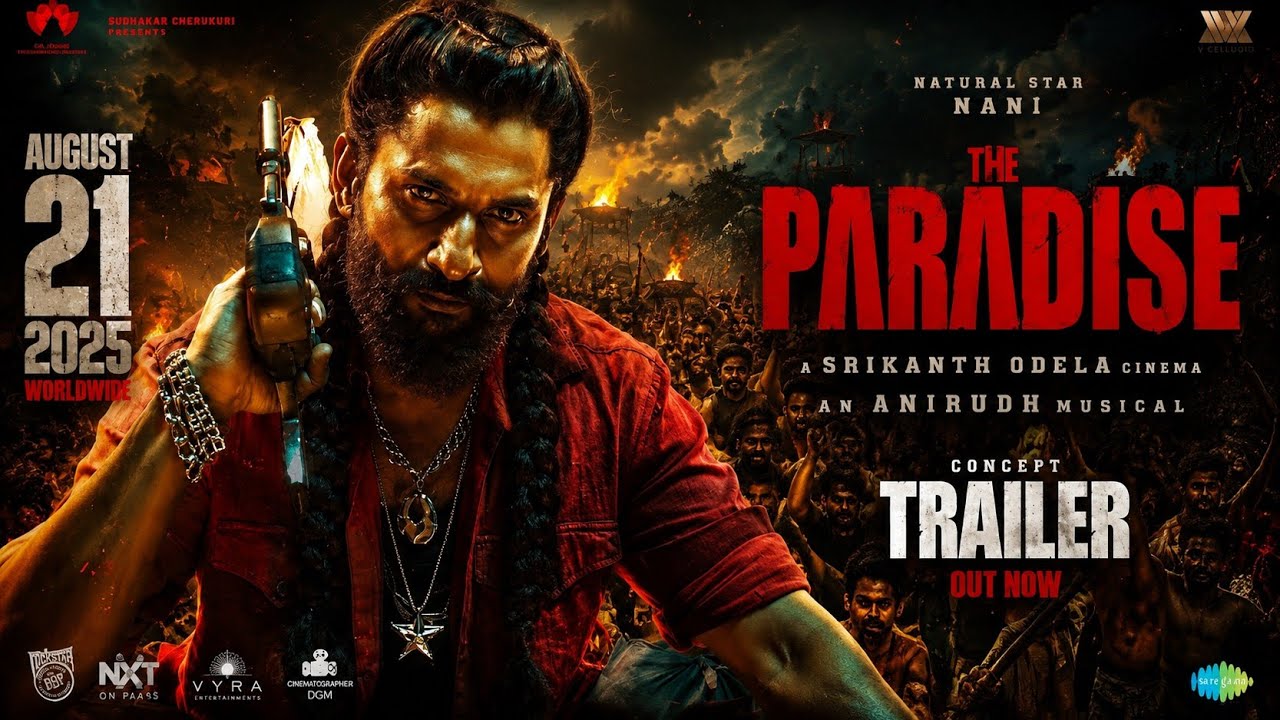 Концепт первого трейлера Paradise | Нани | Манчу Моханбабу | Шрикант Оделла | Анирудх Равичандран
