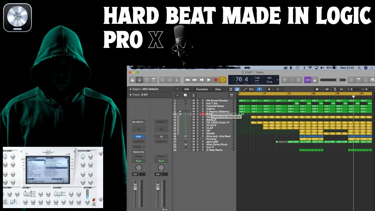 I Made a HARD Beat in Logic Pro X