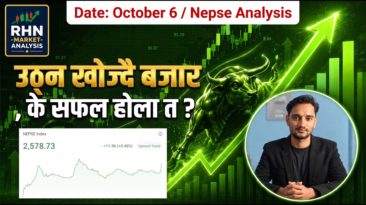 October 6 | Nepse Update | Stock Market Analysis by Ram Hari Nepal