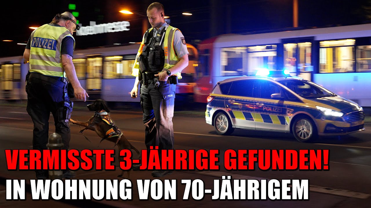 Vermisstes Kind in Wohnung von 70-Jährigem gefunden nach großer Vermisstensuche in Köln | 11.05.2024
