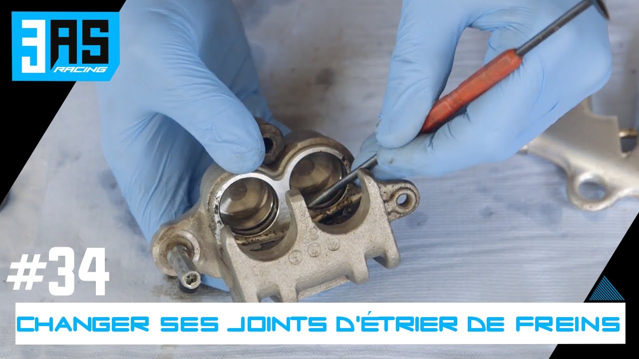 Comment changer ses joints d’étrier de frein  ? Tuto Moto #34