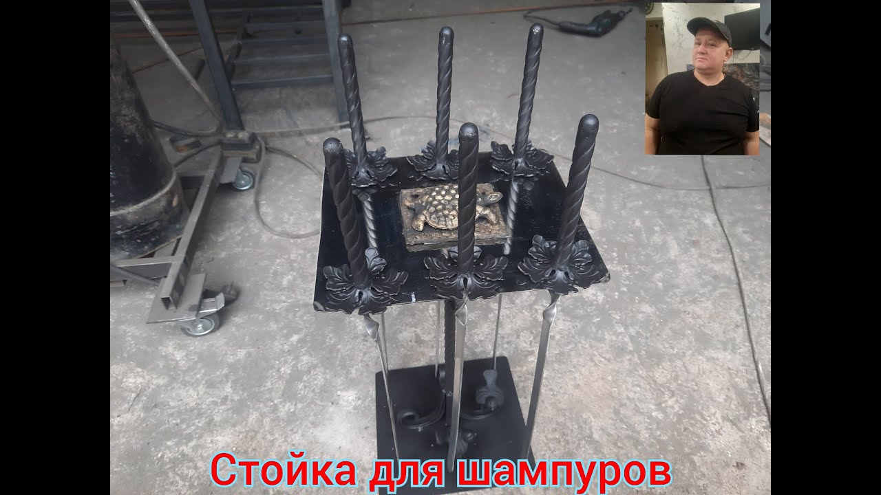 ИЗГОТОВЛЕНИЕ СТОЙКИ С ШАМПУРАМИ! СМОЖЕТ ЛЮБОЙ!СВОИМИ РУКАМИ В ГАРАЖЕ!
