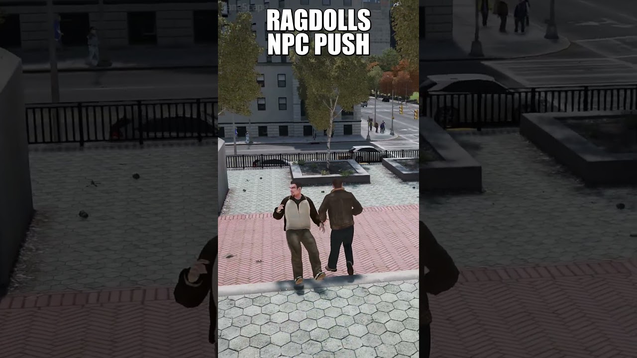 GTA 4 vs GTA 5 - Ragdolls + Physics Comparison