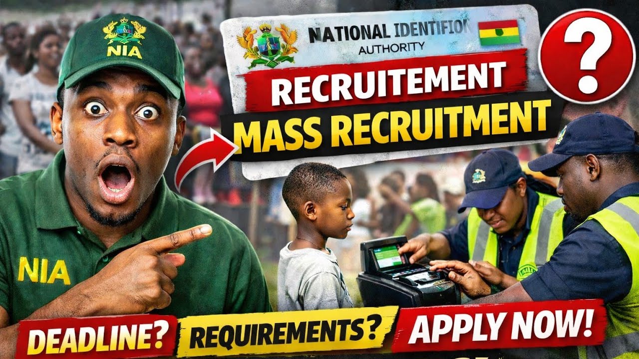 NIA Recruitment 2026 in Ghana: Deadline, Requirements & What Recruits Will Actually Do!