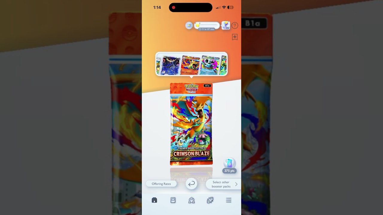 Tcg pocket opening