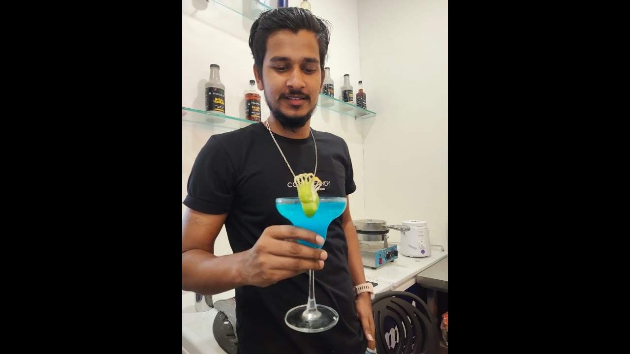 Blue heaven mocktail..........
