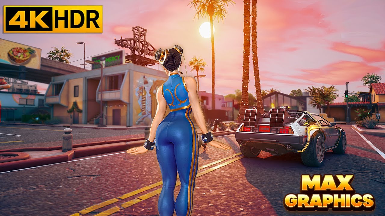 Fortnite 4K Max Graphics Zero Build Gameplay | Chapter 7 Season 1