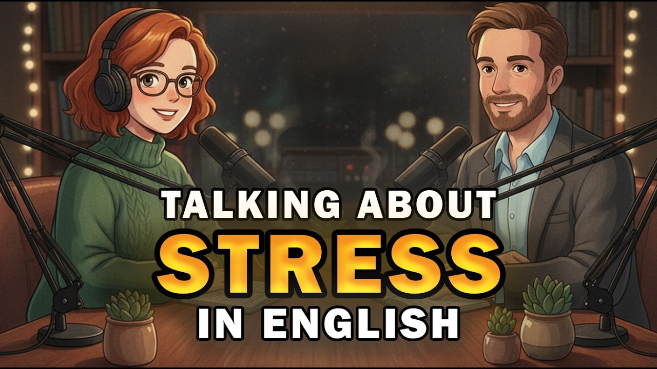 Daily English Conversation: Talking about STRESS in English