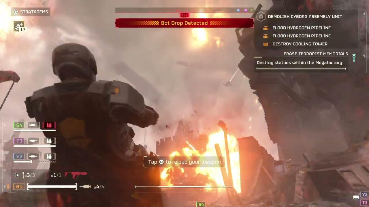 HELLDIVERS 2 PS5/ Belt-Fed Grenade Launcher loadout VS. Cyberstan [ SHD10] 