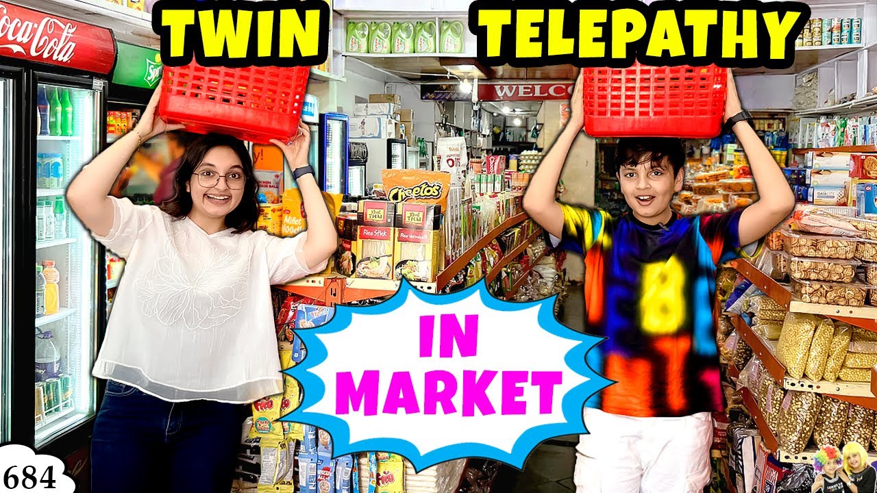 TWIN TELEPATHY IN MARKET | Ep 684 | Aayu and Pihu Show