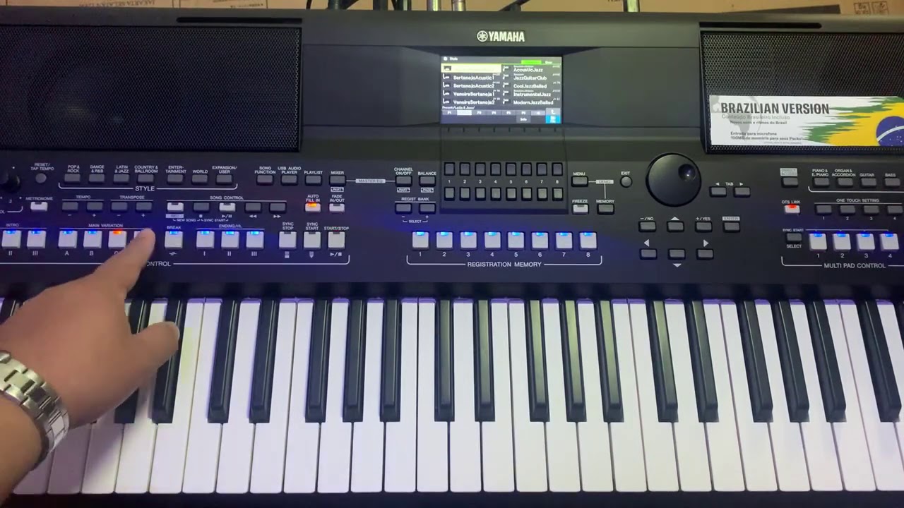 YAMAHA PSR-SX600 NOVOS RITMOS BRASILEIROS. ESCUTE NA &Iacute;NTEGRA! Listen the New Styles. No Talkig!