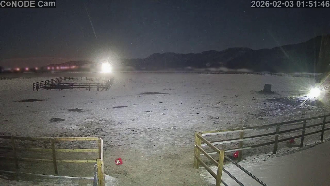 コノド・馬の映るお天気カメラ２（新冠・遠距離カメラ）★24時間365日放牧地ライブ中継中★